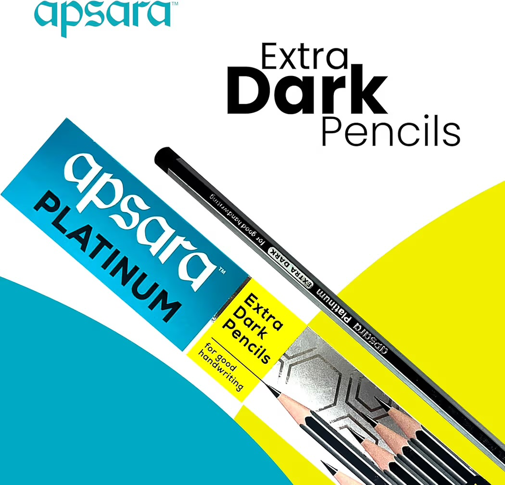 Apsara Platinum Extra Dark Pencils - Pack of 10