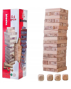 Zenga Classic Wooden Number Blocks Game (54-pcs)