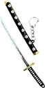 Katana Keychain Unsharpened Metal Katana Keyring with Sheath