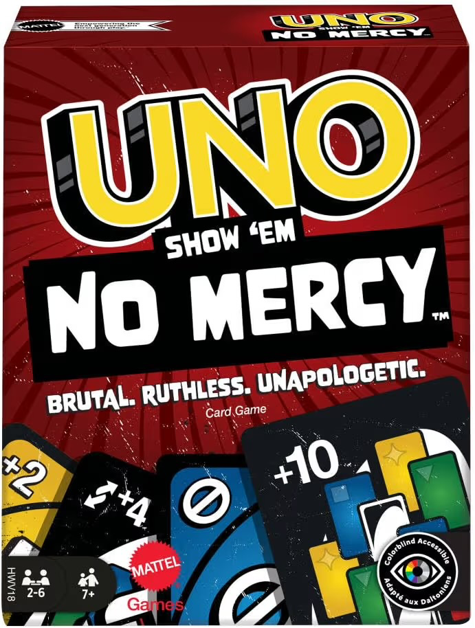 Uno No mercy playing card game