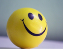 Smiley soft foam toy sponge ball 🙂