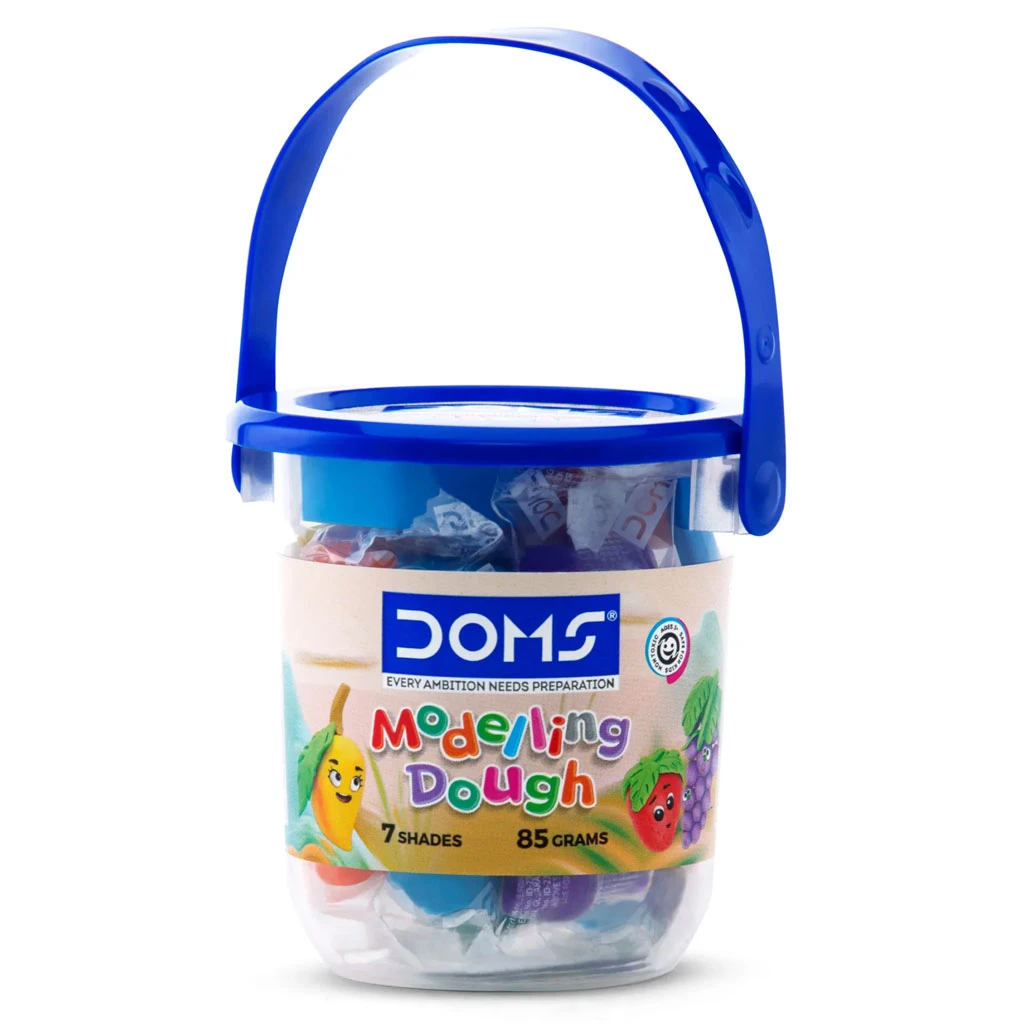 DOMS Modelling Clay/Dough bucket 7 Shades