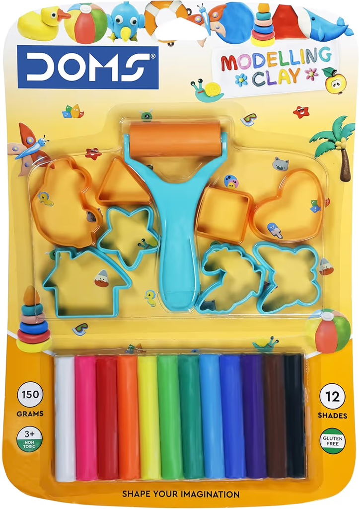 DOMS modelling clay set of 12 shades