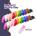 Ultra Light Clay Safe & Non Toxic Bounce Clay 12 in Different Color Fluffy Foam Clay With Tools