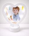 White heart magic mirror (photo frame)