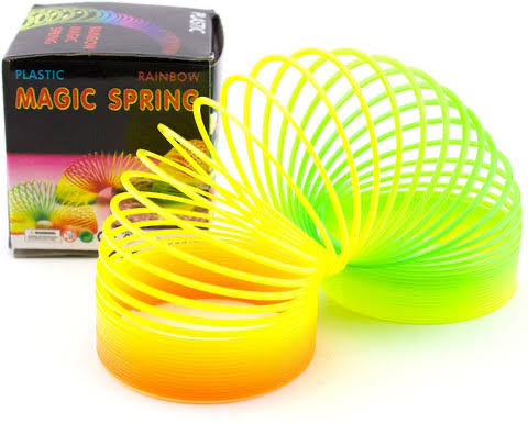 Rainbow magic spring toy