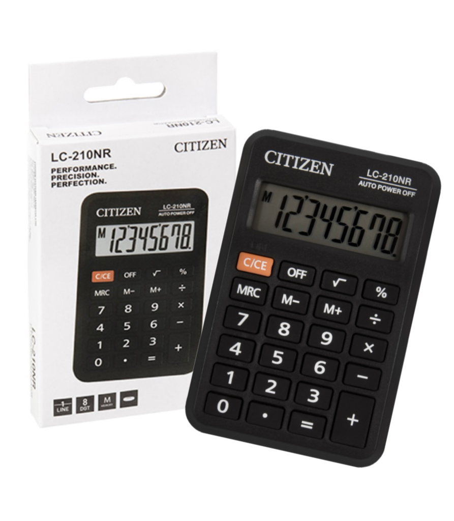 Pocket calculator Citizen LC-210NR
