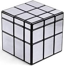 Silver 3x3 mirror cube